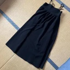 《⭐️タイムセール⭐️》 黒 キャミワンピース LFT230306ETK F