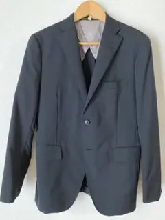 黒 シングル　スーツ　ジャケット　A5