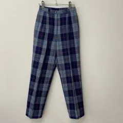 McGREGOR マックレガー　テーパードパンツ　チェック　毛100
