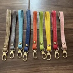 ★レザー製ストラップ 金具付き★