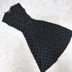 PREFERIR プレフェリール フレンチスリーブ ドットワンピース　サイズ38
