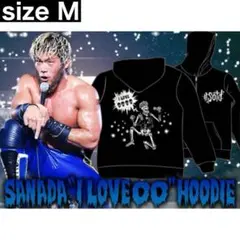 新日本プロレス SANADA HOODIE「日本で一番○○が好きです」 Mサイズ