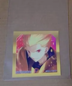 FGO 最終再臨展 入場特典 選択画面風 ステッカー ギルガメッシュ