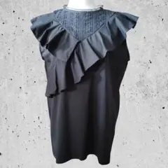 NIBUKO ローズバッド ROSE BUD レース ノースリーブカットソー