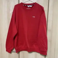 FILA 赤 トレーナー LL 裏起毛