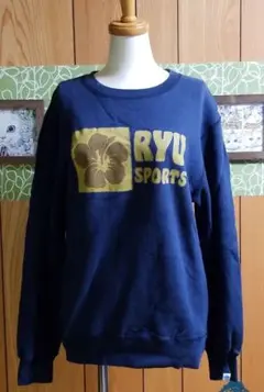 【新品.未使用】【国産品】 RYU SPORTS フラワープリント トレーナー 新品.未使用】【国産品】 RYU SPORTS フラワープリント トレーナー