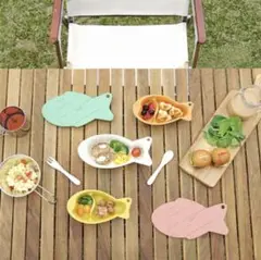 mamamanma(マママンマ)&go おさかなプレート　離乳食 食器　BOBO