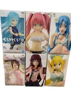 ソードアート EXQ プライズ フィギュア まとめ売り 6点