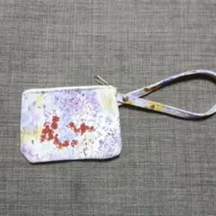 花柄パステルカラーポーチ