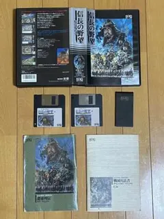 MSX2　2タイトルセット　信長の野望 信長の野望・全国版【中古美品・完品・MSX日本版】 / kinjoinfo