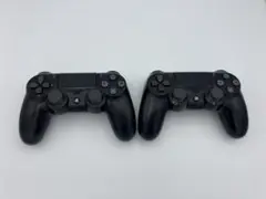 PS4 純正コントローラー ブラック 2個セット ジャンク品
