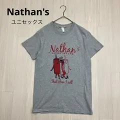 Nathan's ホットドッグ 半袖 Tシャツ　カットソー ヴィンテージ S