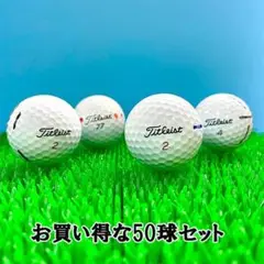 【62】ロストボール タイトリスト 色々 ホワイト 50球 マーカー入