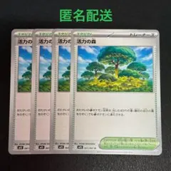 (匿名配送) 活力の森 4枚セット