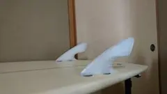 キールフィン ツインフィン FCS クリア