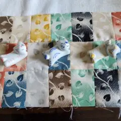 猫の陶器箸置き 3つセット