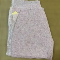 ピンク系フリンジ生地 はぎれ
