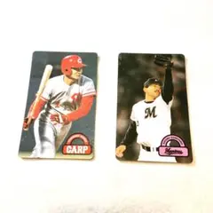 プロ野球チップスカード　1996 前田智徳　小宮山悟