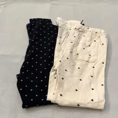 ハート柄レギンス 110cm 2点セット