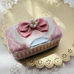 ウエットティッシュケース　ファブリックデコ