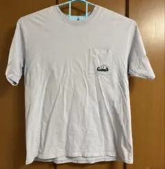 【HUF】ポケット付き Tシャツ ライトブルー XL