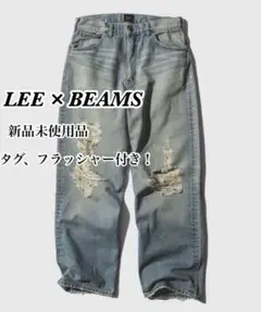 LABRAT Lee 別注 クラッシュ ペイント デニム 34 LABRAT Lee 別注 クラッシュ ペイント デニム 34