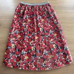 新品未使用　Cath Kidston プリーツスカート 花柄