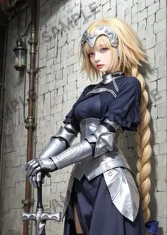 AI美少女 コスプレ 下着 サイズを選べる 高画質 ポスター S-0906