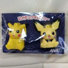 ANA ピカチュウ ピチュー指人形2個セット 新品、未開封【非売品】