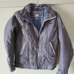 激レア】ディーゼル ナイロンジャケット フリース 古着 刺繍ロゴ 90s