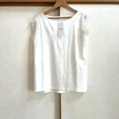 タグ付き新品⭐️ビームス　カットソー　アイボリー　フレンチ袖
