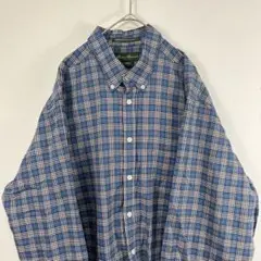 USA古着 エディーバウアー Eddie Bauer 長袖 シャツ アウトドア