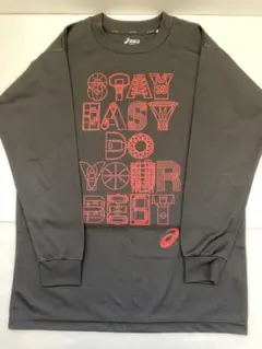 アシックス 長袖バスケTシャツ 150 バスケット ミニバス asics 男子