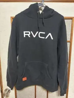 RVCA ブラック フード付きパーカー