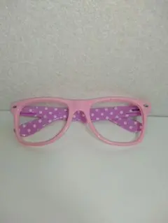 ディズニー Daisy Duck 子供用 伊達メガネ レンズ無し