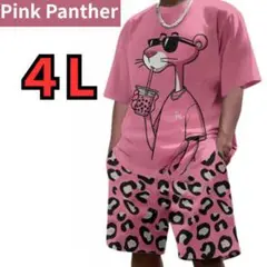 大きいサイズ【Pink Panther】半袖シャツ＆パンツセット 未使用新品
