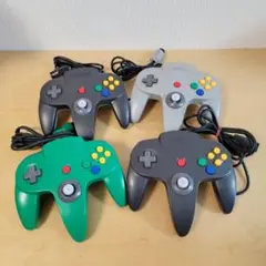 N64 ニンテンドー64 コントローラー4個セット