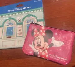 【本日発売】ミニー　ポーチ パークチケットデザイン ディズニー　新品