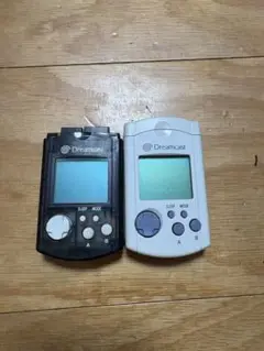 【ジャンク品】SEGA セガ ドリームキャスト ビジュアルメモリ２個　動作未確認