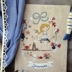 Madame Chantilly 夏の刺繍図案
