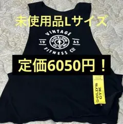 GOLD'S GYM タンクトップ レディース 黒 L新品