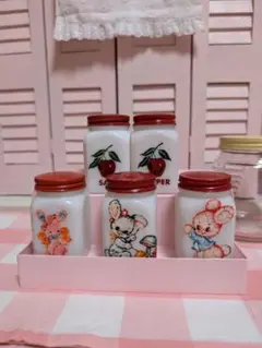 ヴィンテージ☆ソルト＆ペッパー＆スパイスボトル