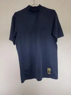 ネイビー ハイネック Tシャツ