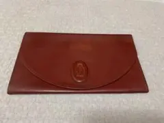 カルティエ クラッチバッグ ボルドー マストライン レザー