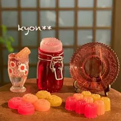 ミニチュアスイーツ　キャンディーセット　ジャー瓶詰め　レッド