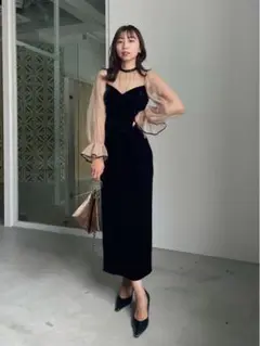 AMERI VINTAGE MANY WAY AIRY VEIL DRESS