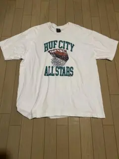 【ほぼ未使用】HUF CITY ALL STARS Tシャツ ホワイト XL