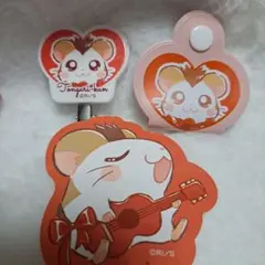 とっとこハム太郎 アクリルヘアクリップ コードホルダー とんがりくん