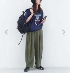 ボリュームギャザーイージーパンツ