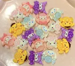 キャラクター　デコパーツ　20個セット